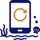 Logo pour tourner le téléphone