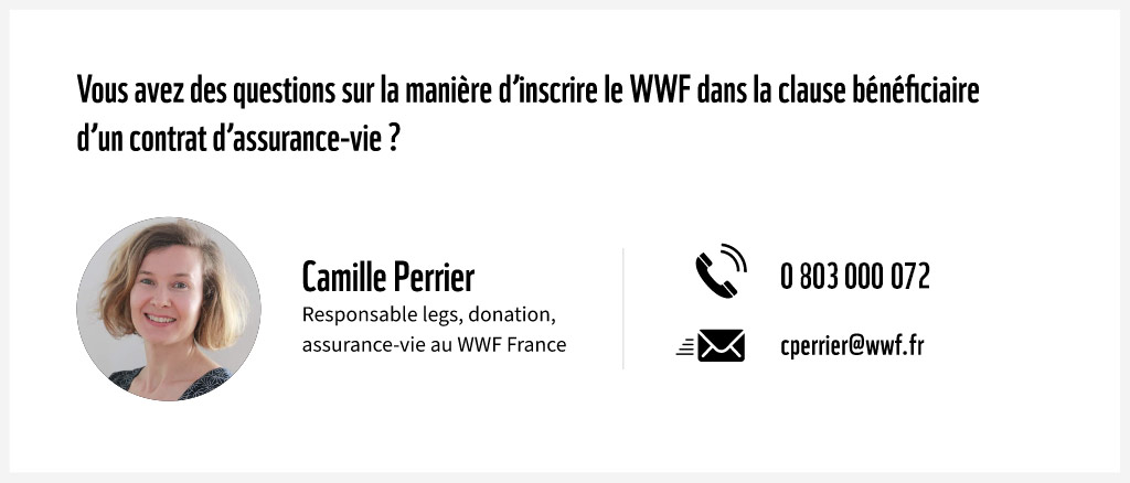 Contactez Camille Perrier du WWF France