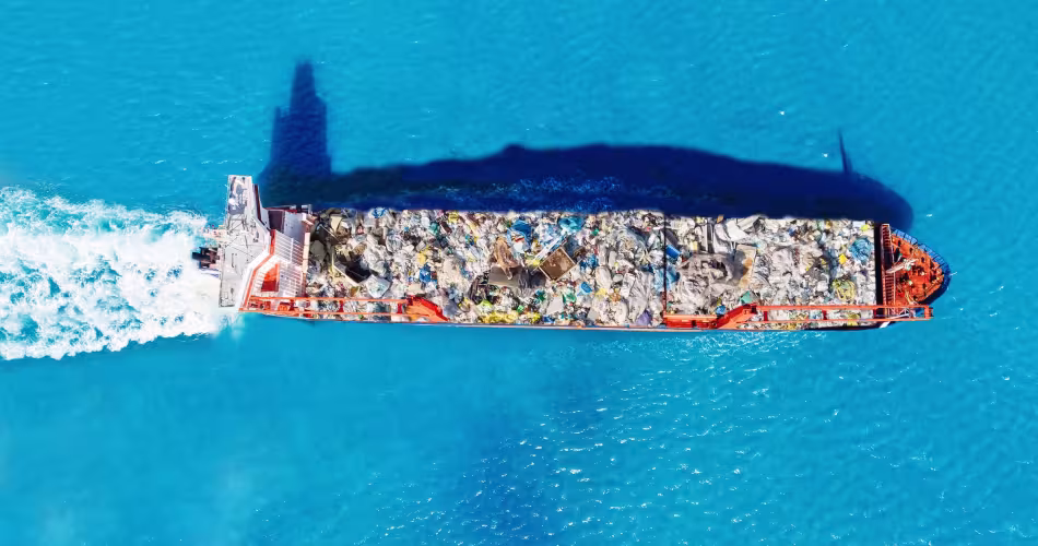 Transport maritime de déchets destinés au recyclage