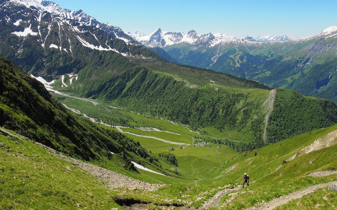 Paysage de St Gervais lors du Pandathlon 2016