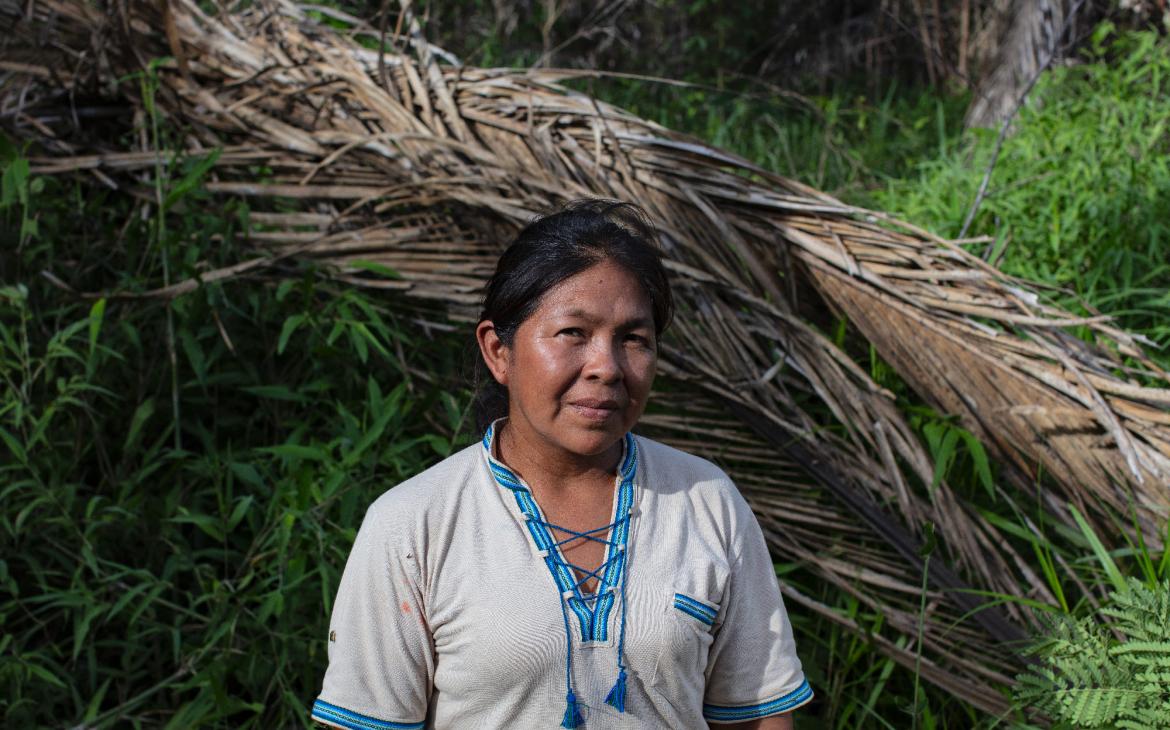 Gloria Roman Mengari Membre du Chiquitanos ethnic group