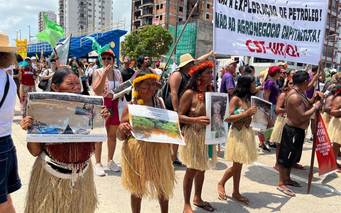 Manifestation peuples autochtones COP30