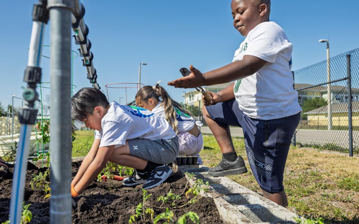 Élèves du Club Garden, Orlando, Floride