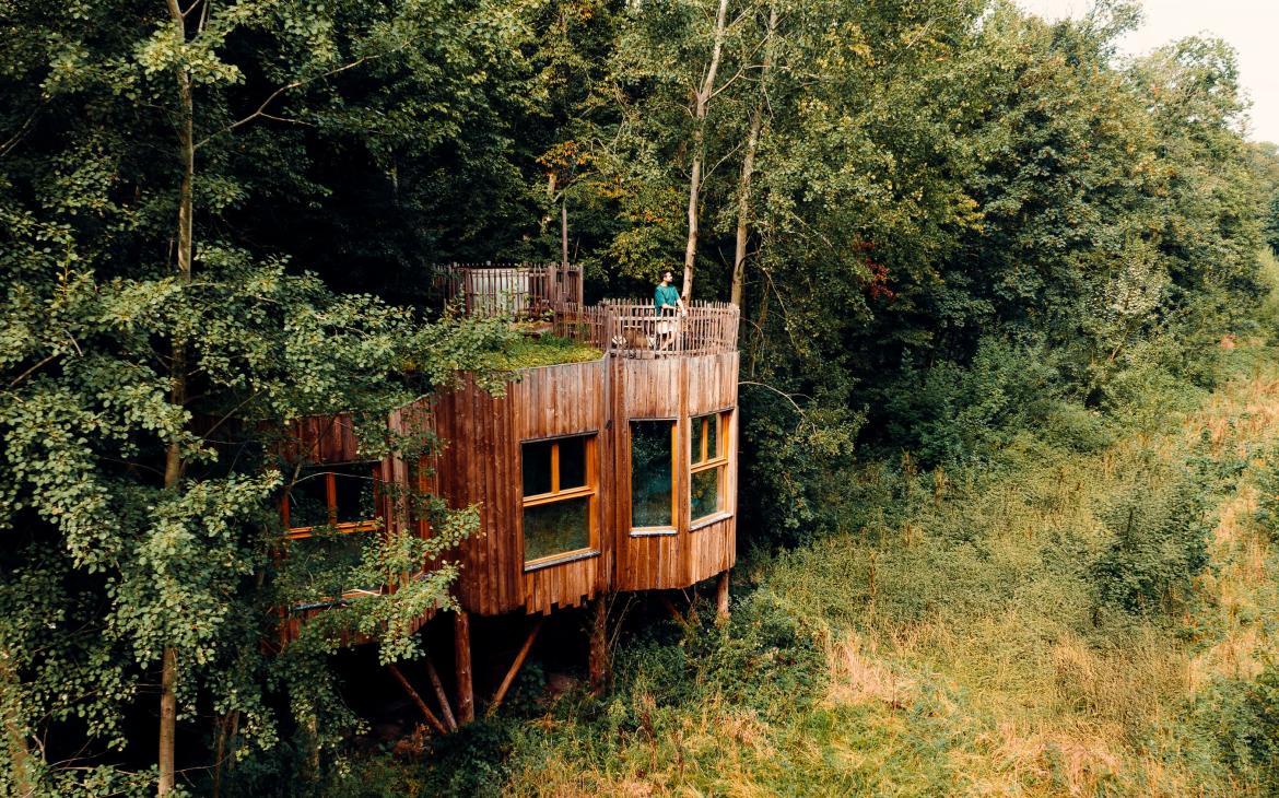 Cabanes des Grands Chênes - Cabane Spa Insouciance