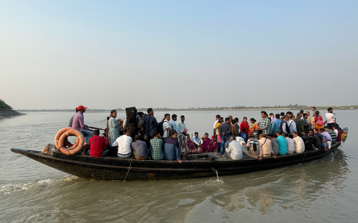 Ferry des Sundarbans, Inde