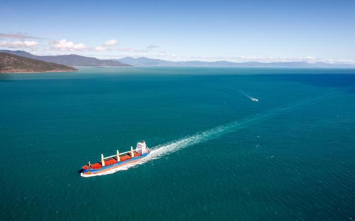 Cargo au large de l'Australie