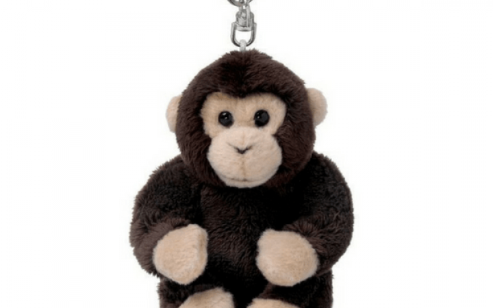 Le porte-clef chimpanzé de la e-boutique WWF France