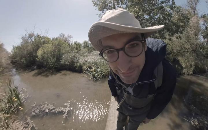 Max Bird en Camargue lors de l'épisode 4 de WWF Immersion 360