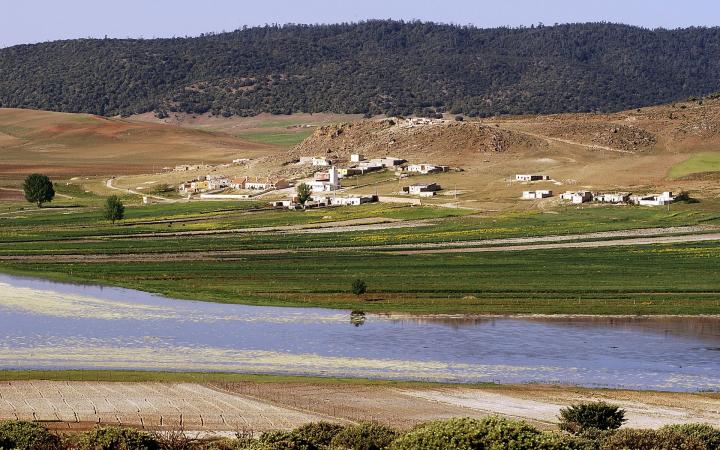 Le lac Dayet lfrah a subit une dégradation importante dans le Moyen Atlas, Maroc.