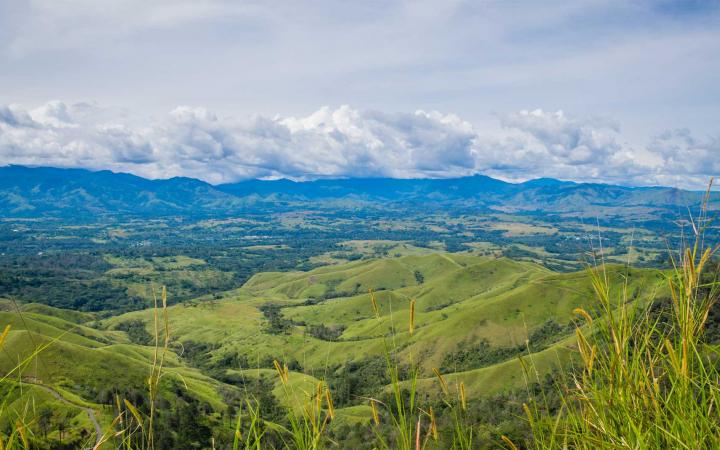 Paysage de Papouasie Nouvelle-Guinée