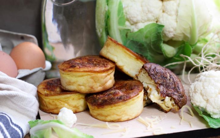 Recette de palets fondants de chou fleur