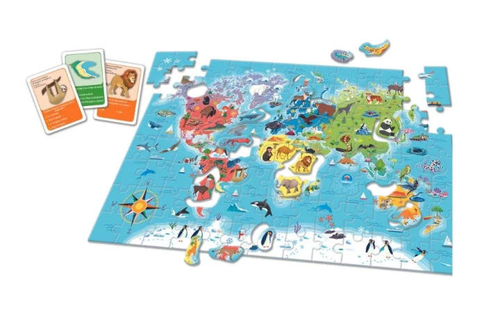 Puzzle à la découverte du monde