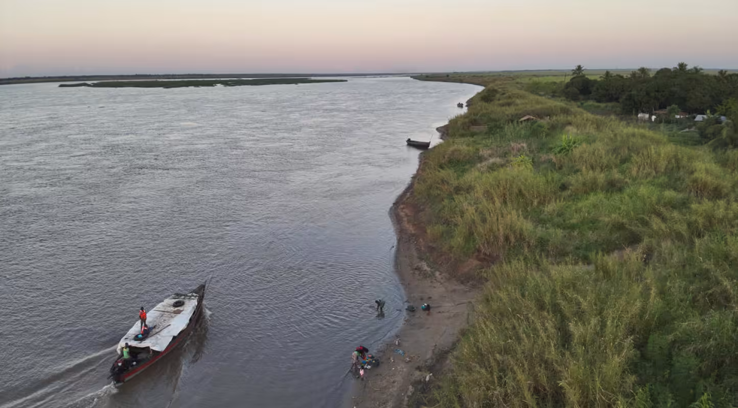 Le delta du Zambèze s’étend en aval de l’un des plus grands fleuves du monde et du barrage hydroélectrique de Cahora Bassa.