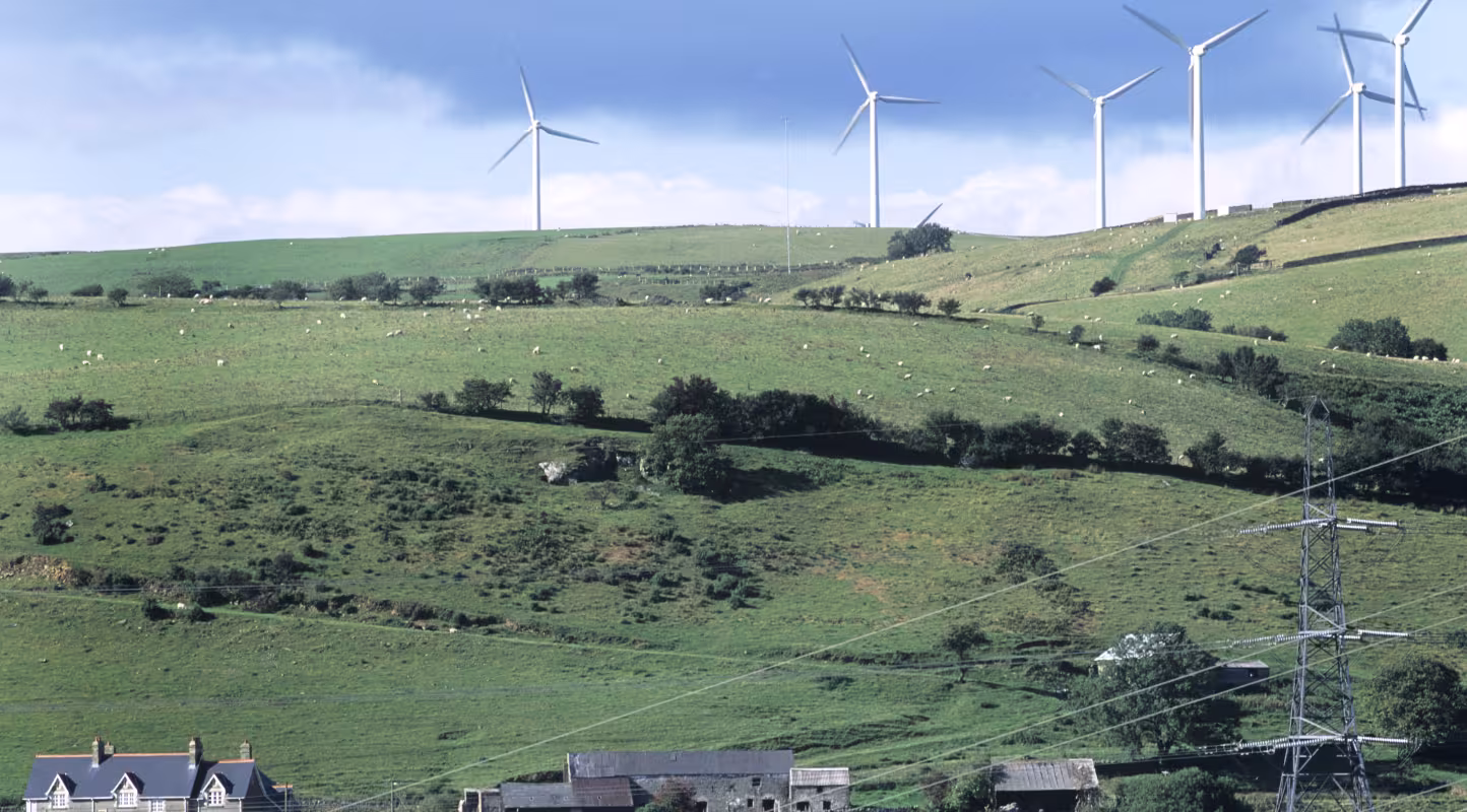 Éoliennes à Brynna Pencoed, Pays de Galles