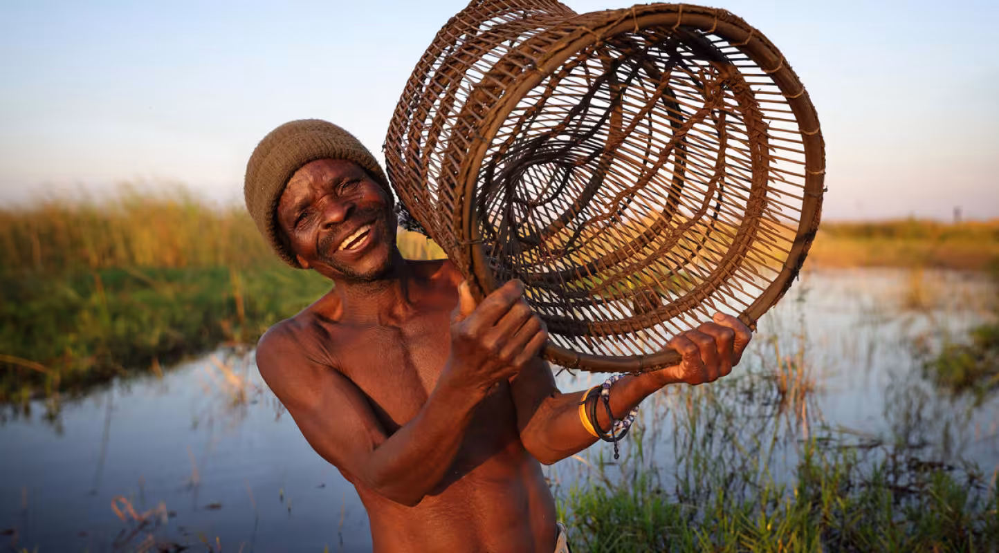 habitant près du lac Malawi
