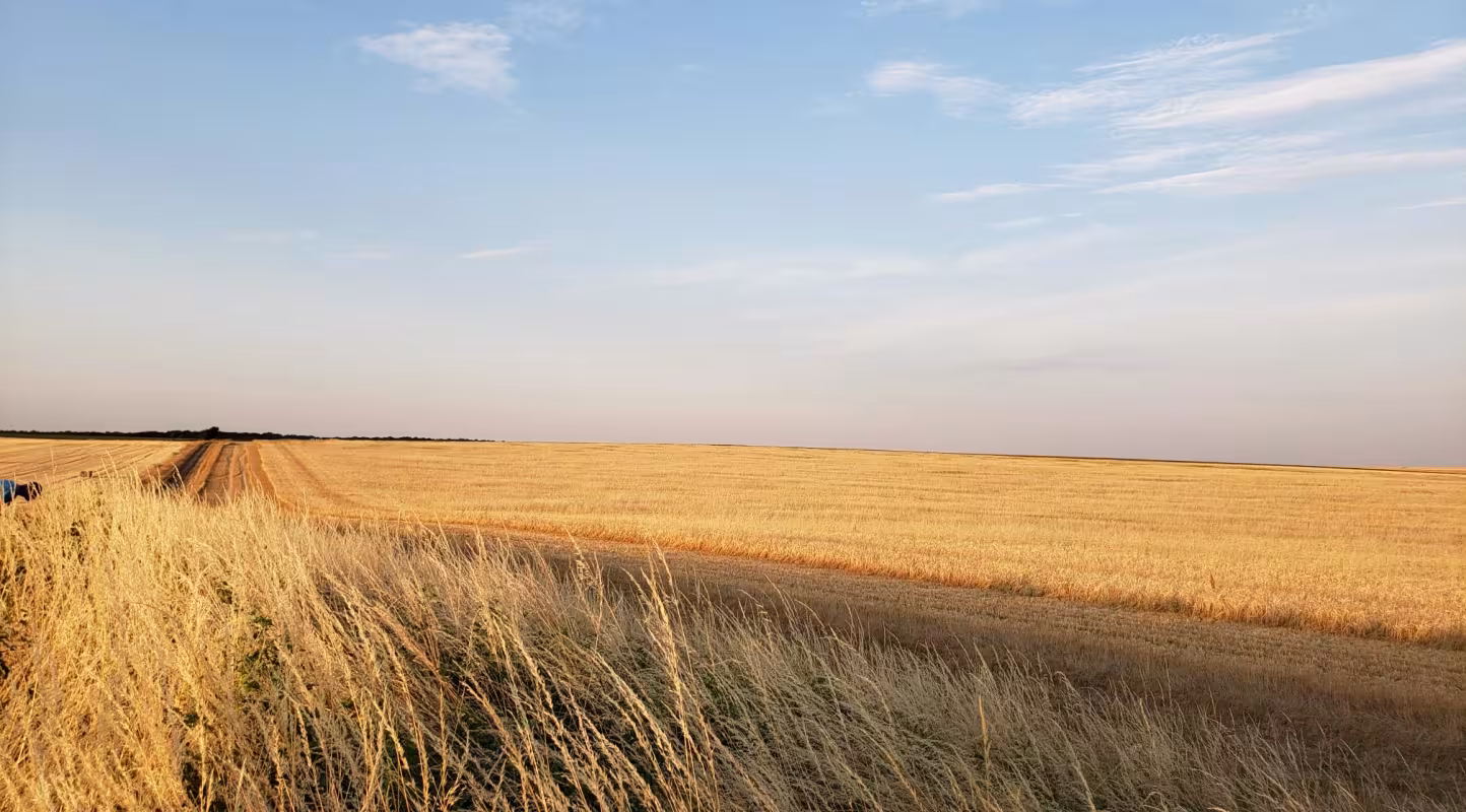 Paysage d'une ferme membre des Crédits du Vivant