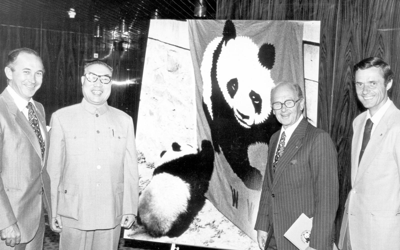 Inauguration des nouveaux locaux du WWF Int. en 1980 à Genève, Suisse