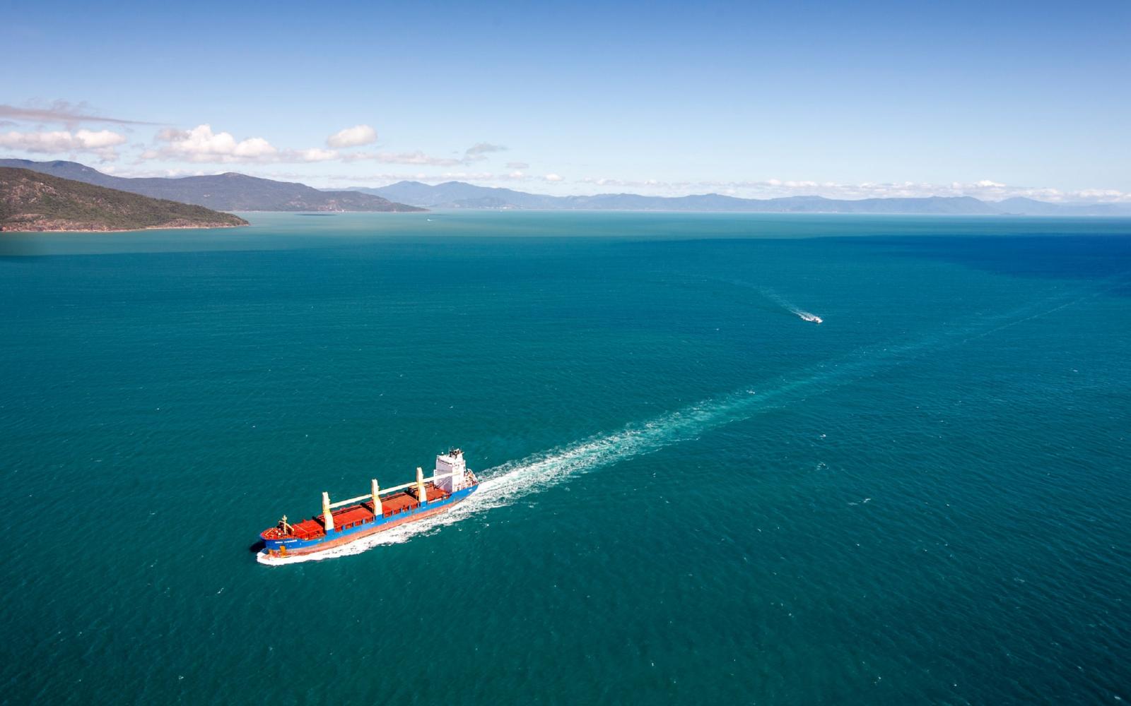 Cargo au large de l'Australie