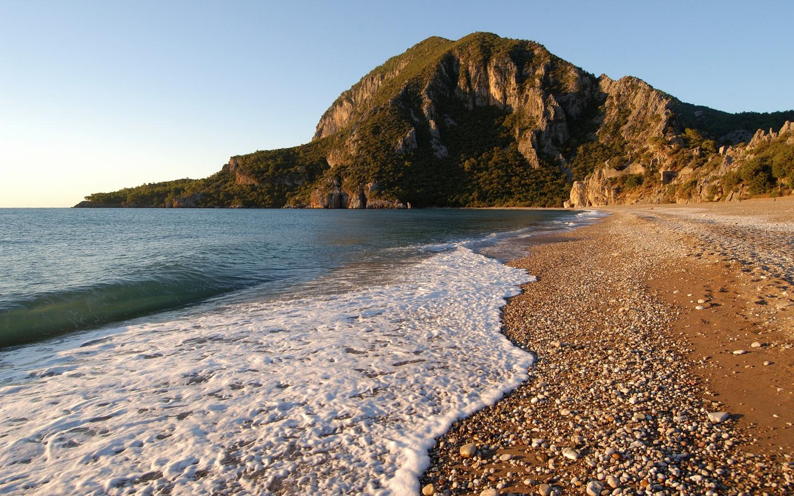 Plage de Cirali en Méditerranée, Turquie