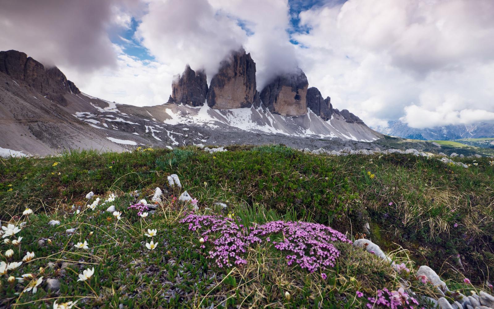 Massif des Dolomites en Italie