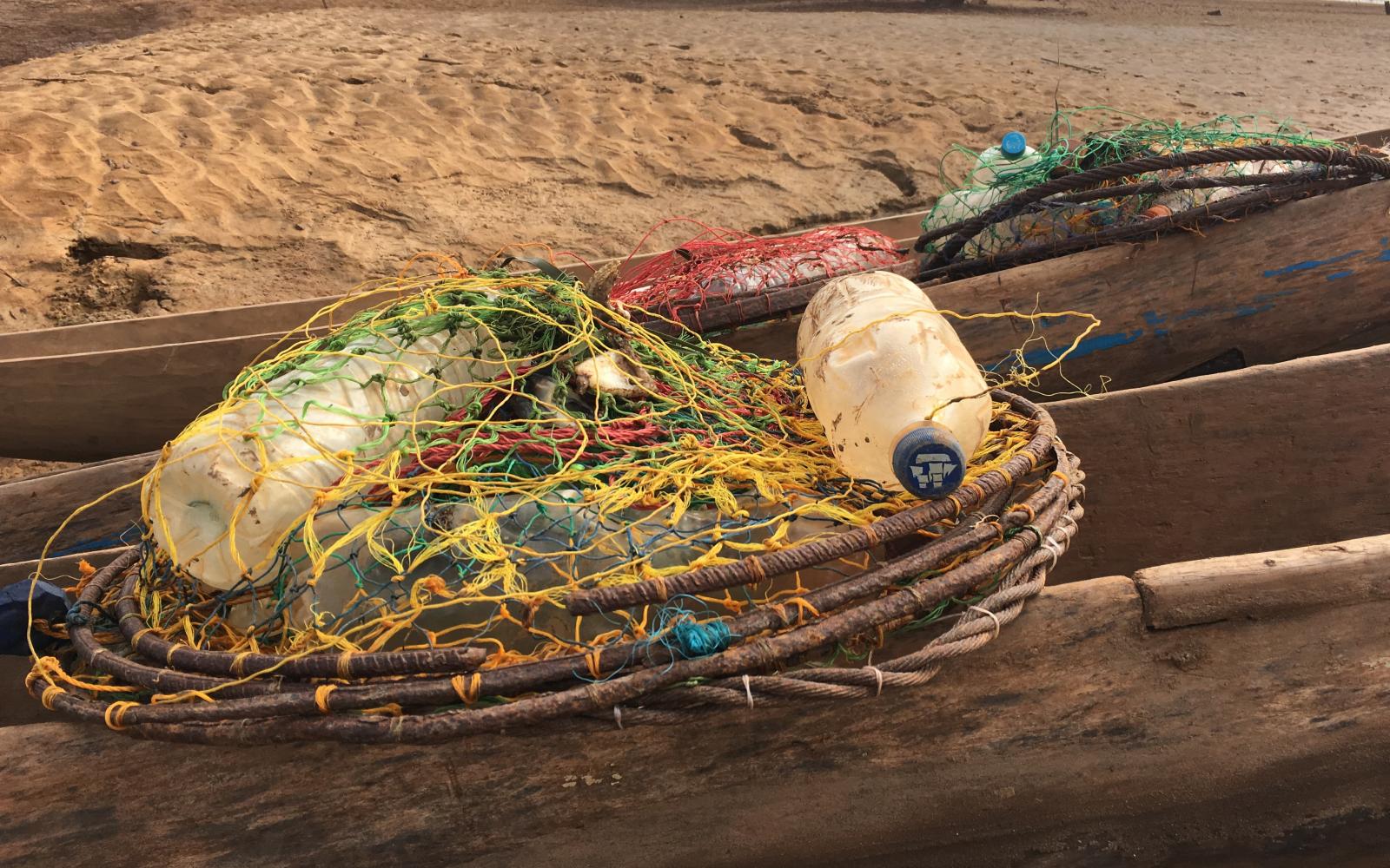 Balance à crabes utilisée pour l'exploitation des eaux profondes à Madagascar