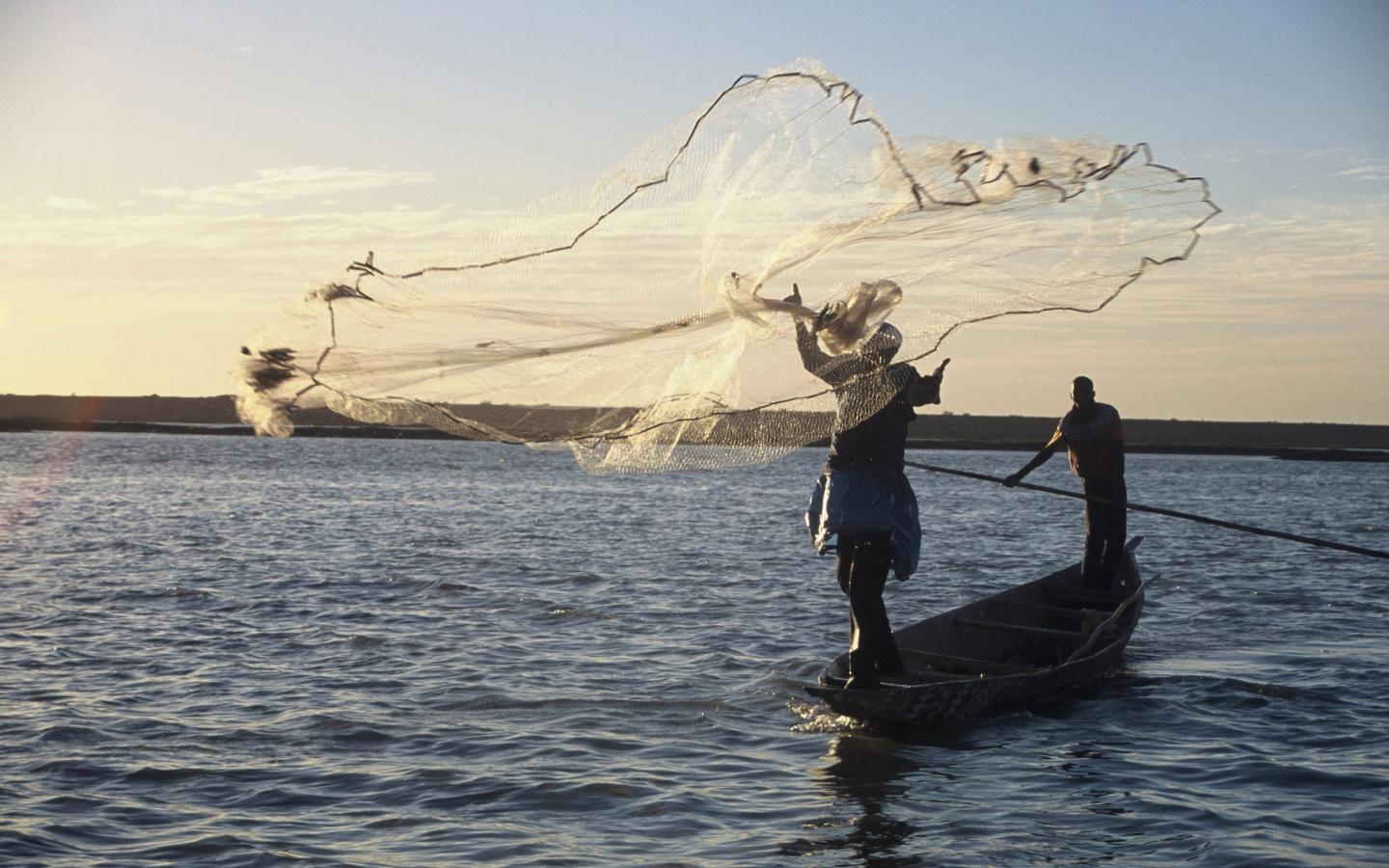 Pêche artisanale, fleuve Niger (Mali)
