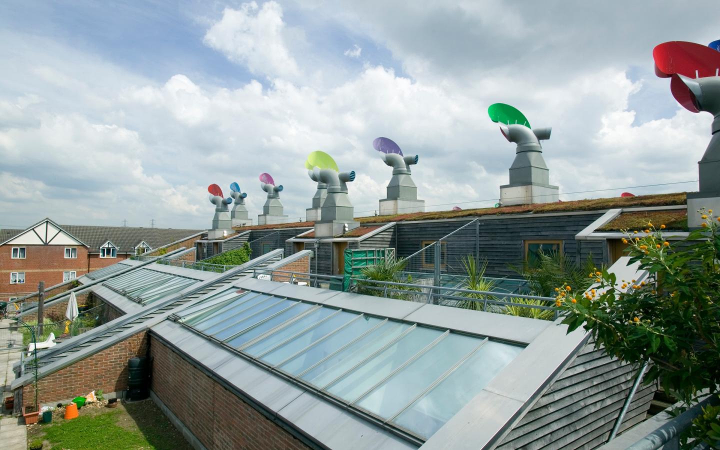 Bedzed, le plus grand éco-village du Royaume-Uni