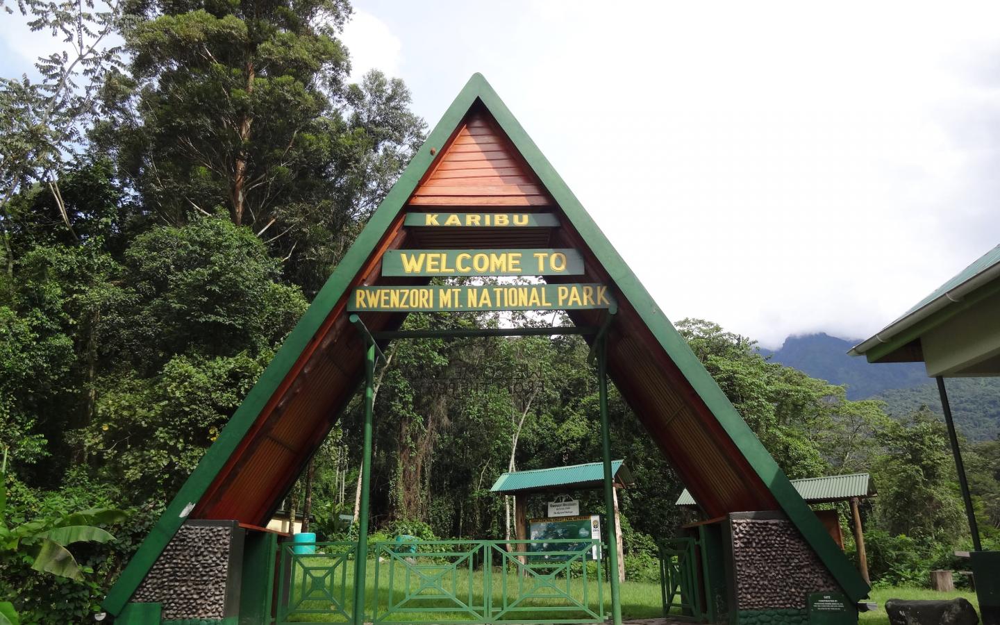 Entrée du Parc Rwenzori