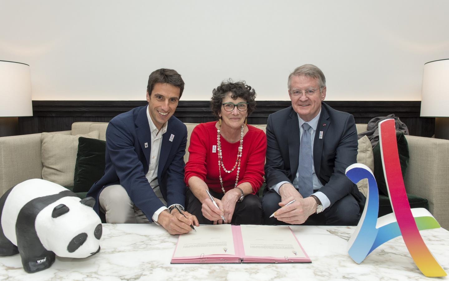 Signature du Partenariat entre Paris 2024 et le WWF France