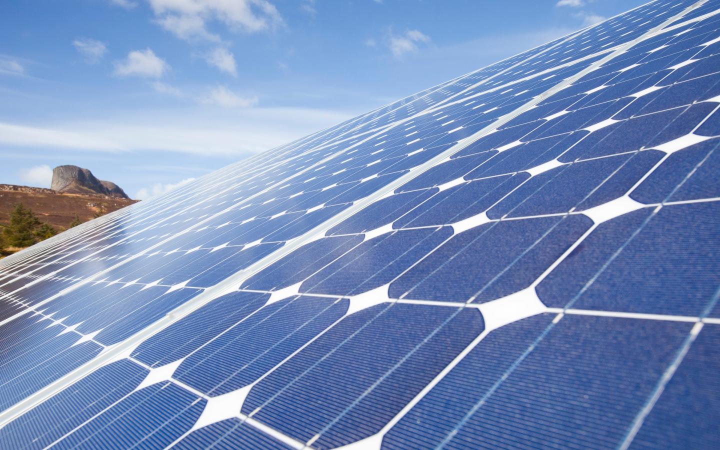 Ferme solaire en Ecosse