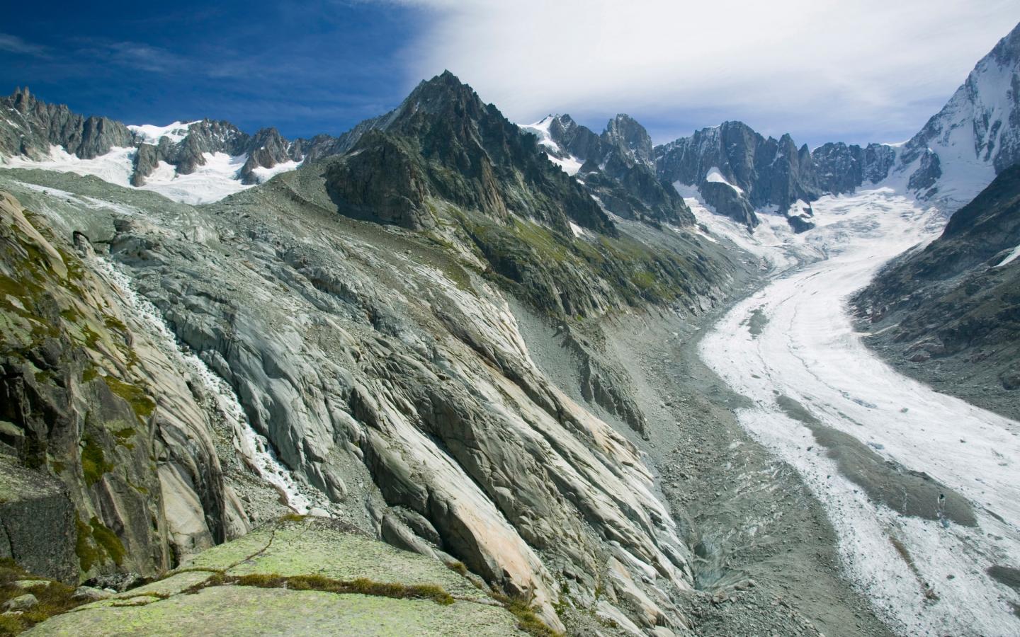 Les glaciers alpestres, symboles du réchauffement climatique