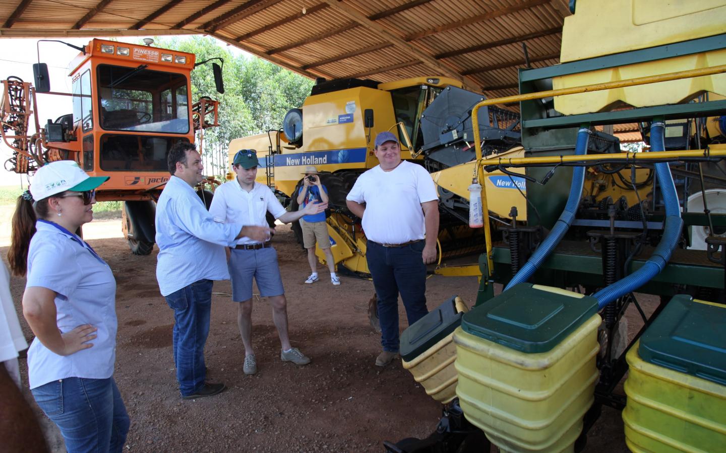 Engins de récoltes du soja (Brésil)