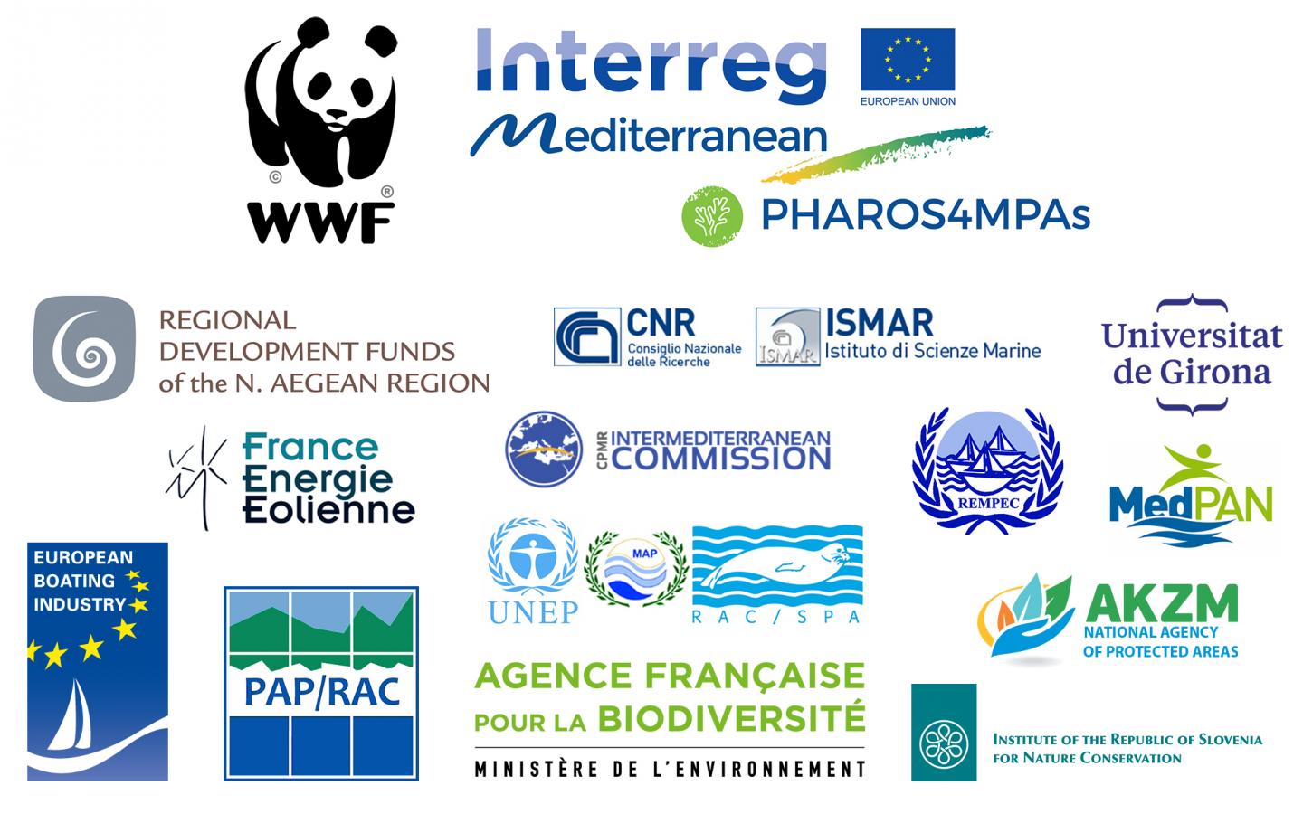 Les partenaires du projet PHAROS4MPAs