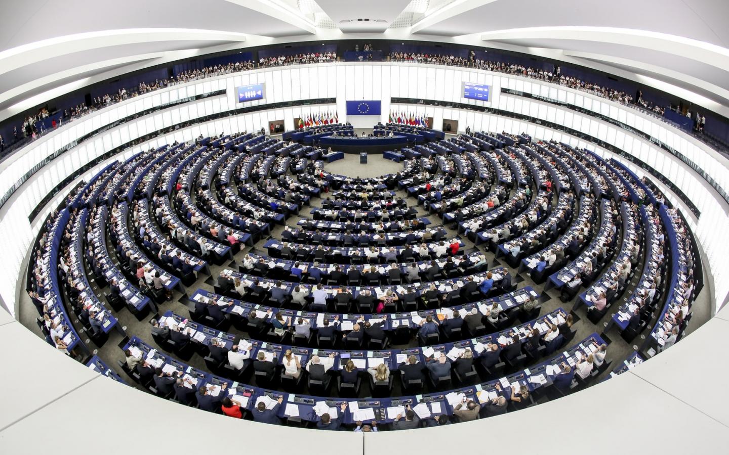 Le parlement européen en 2017.