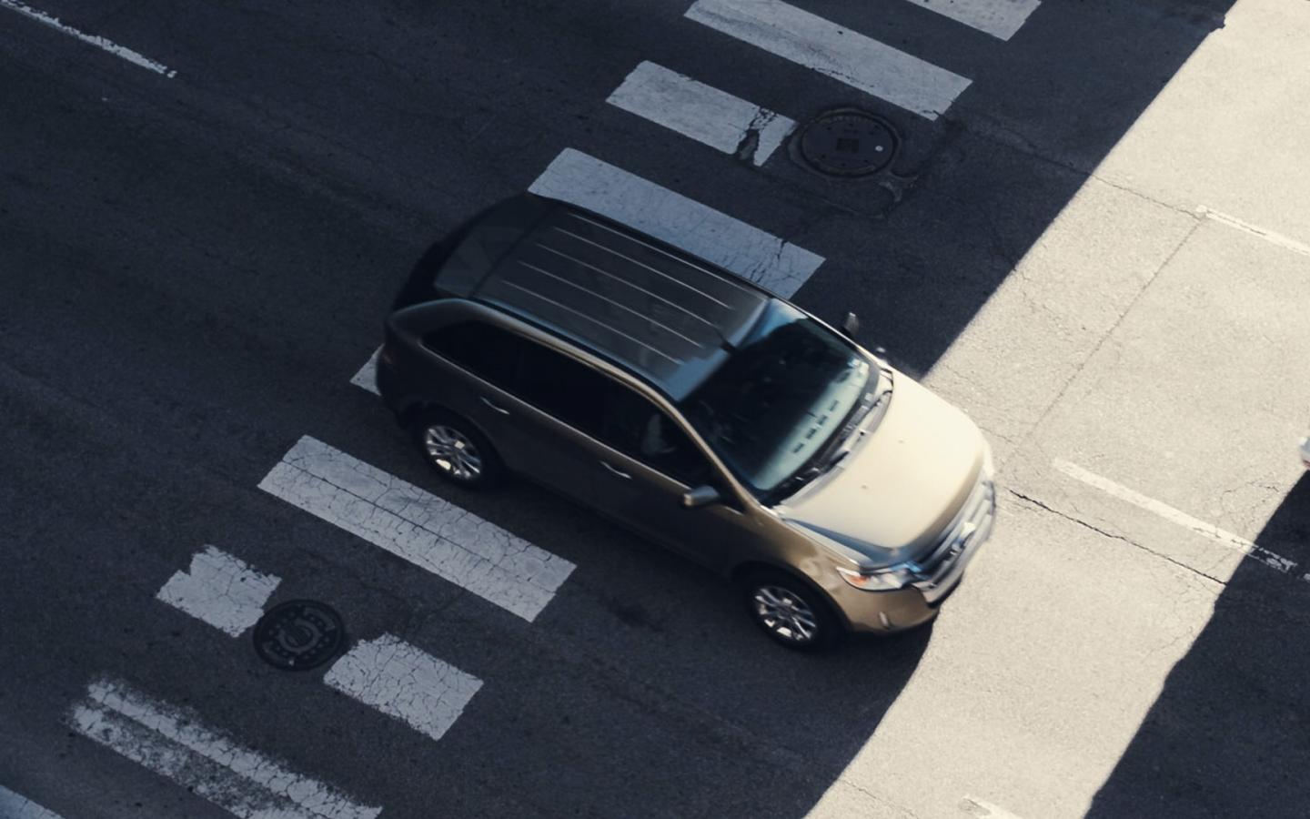 Image d'un SUV vu d'en haut