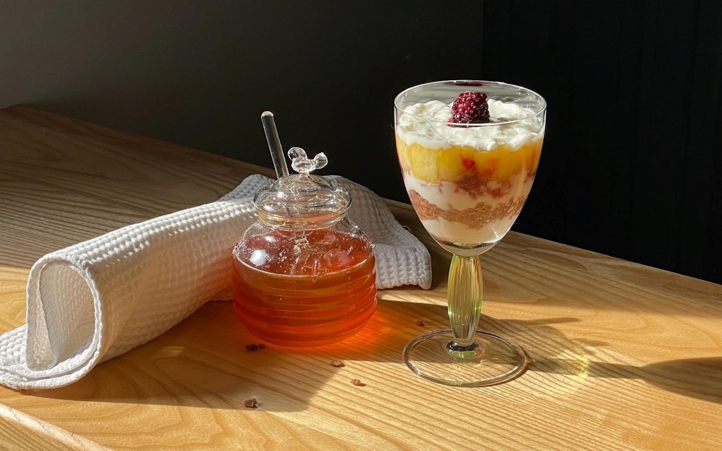 Recette de chia pudding à la pêche