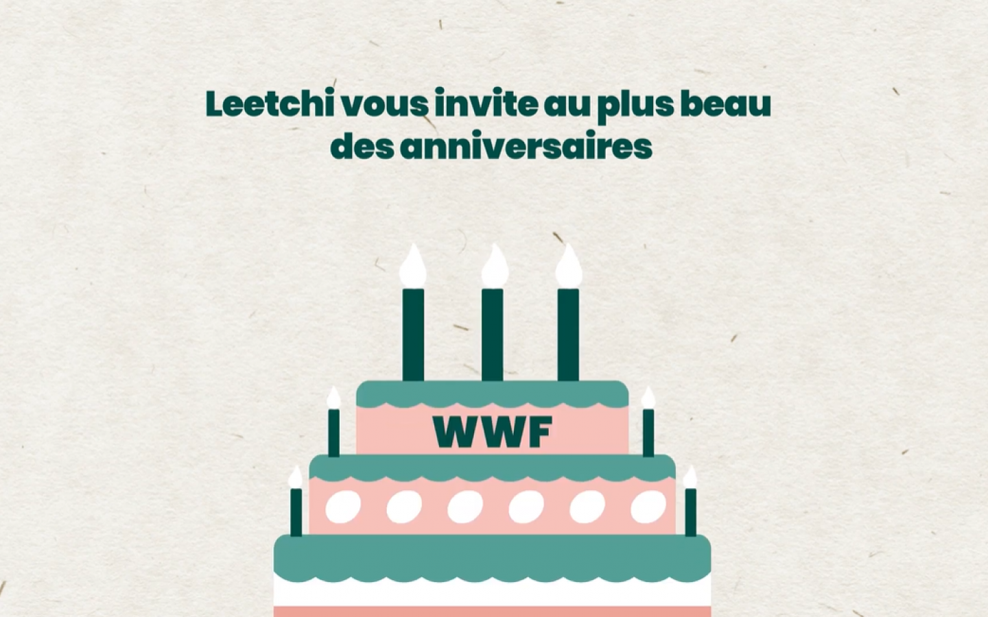 Cagnotte leetchi 50 ans