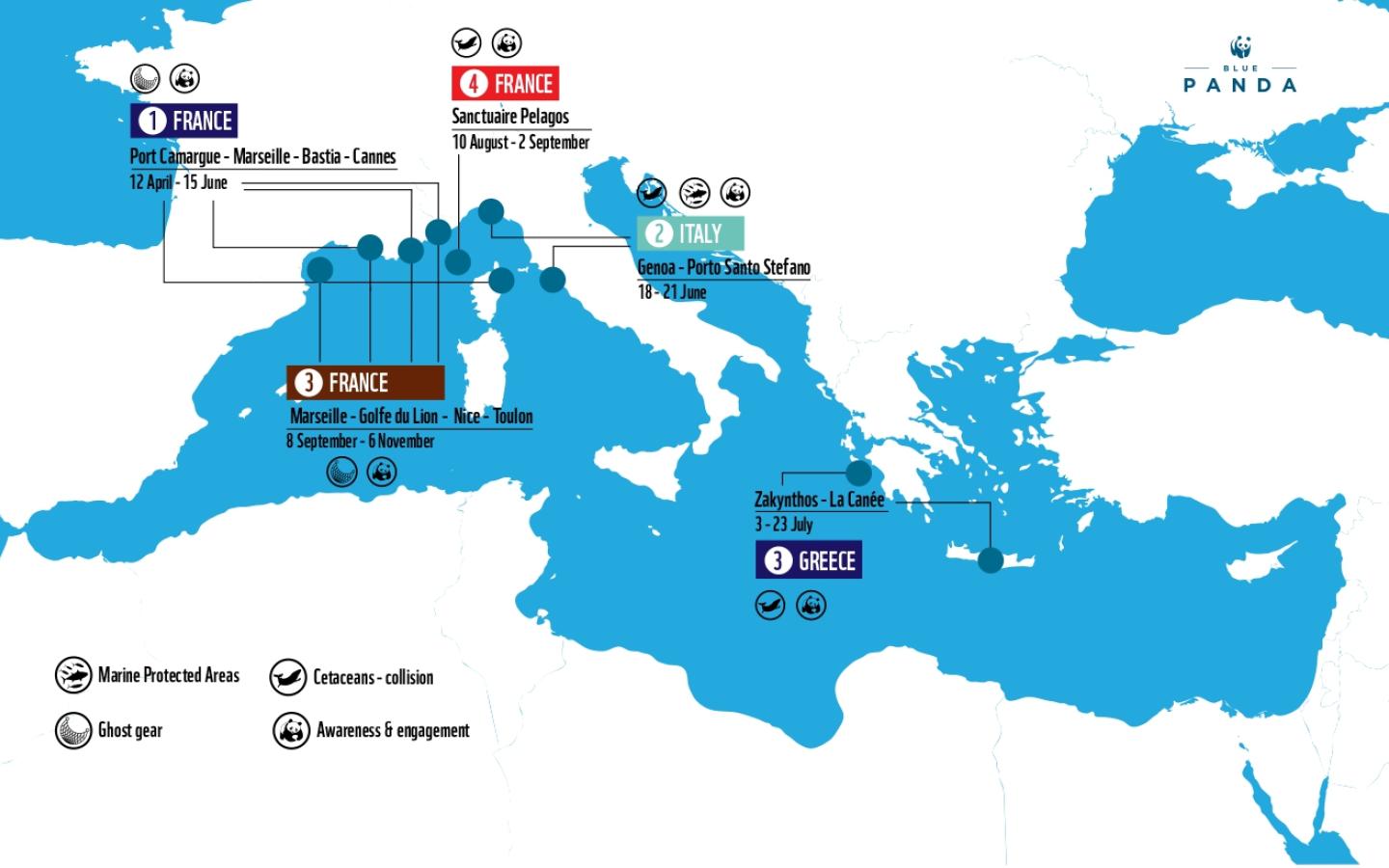 Carte du Blue Panda 2026