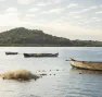 Bateaux de pêche au large de Nosy Be, à Madagascar.
