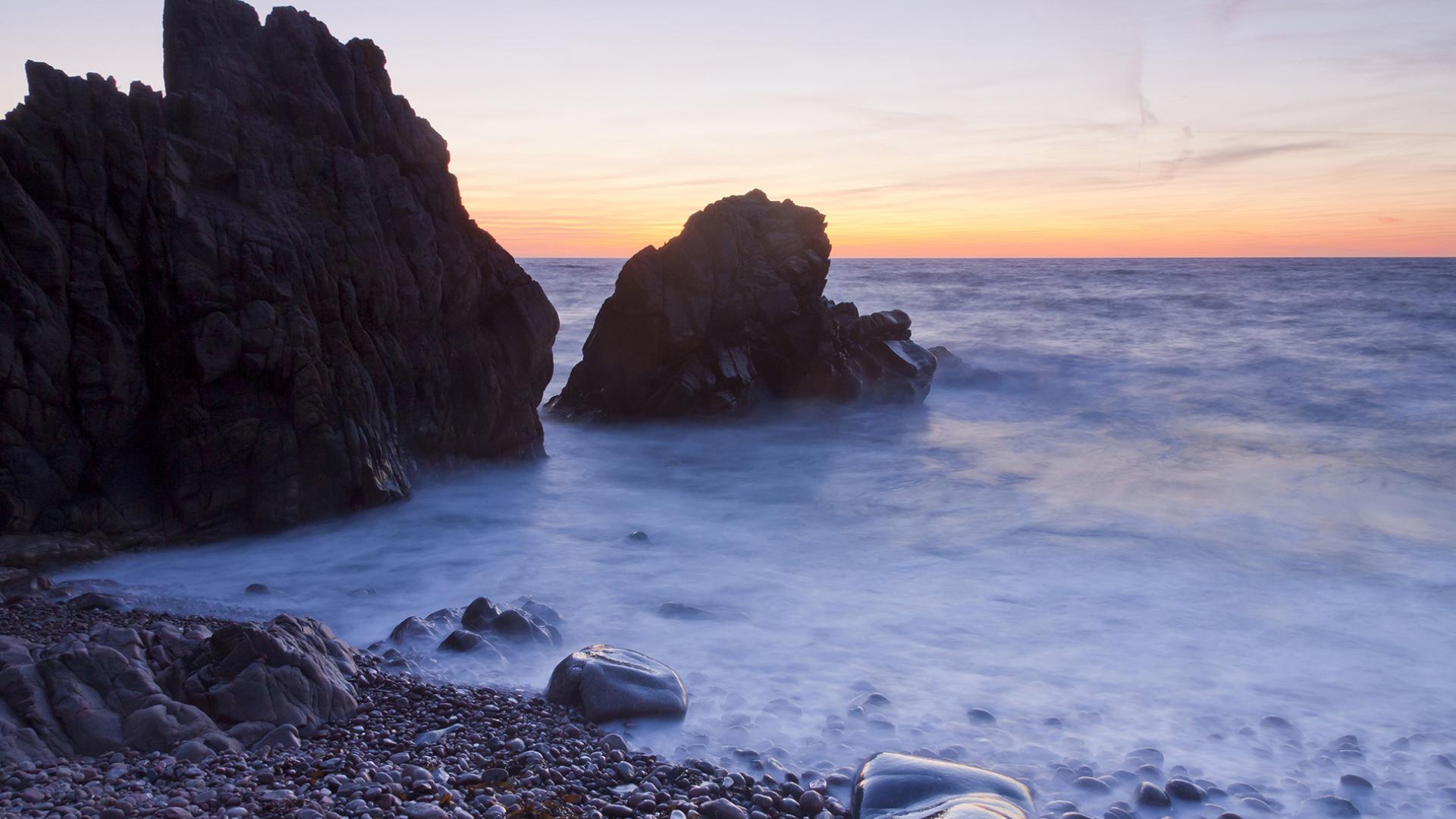 Coucher de soleil Mer Baltique (Suède) 