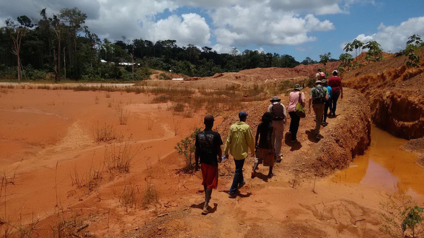 Mission d’étude au Suriname, région de Nieuw Koffiekamp