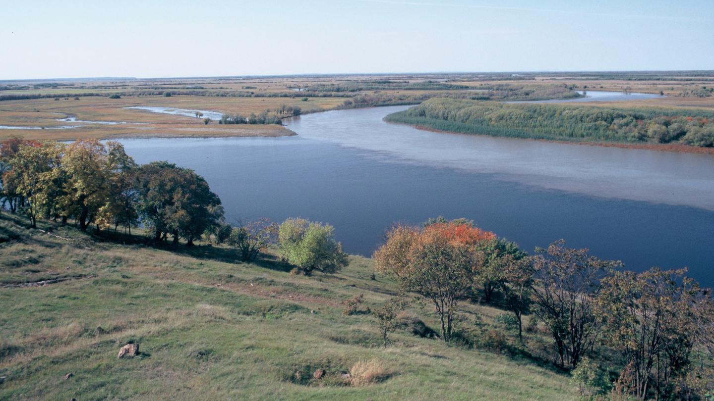 Fleuve Amour, près du village Majak (Russie)