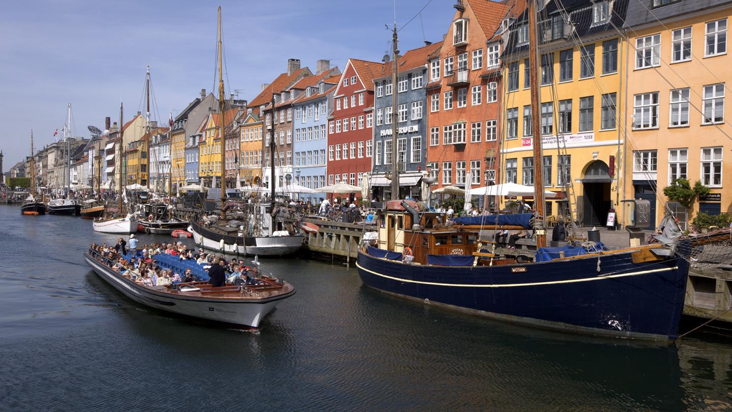 Canal de Nyhavn, Copenhague (Danemark)