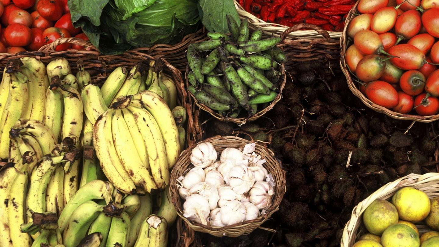 Fruits et légumes des Andes