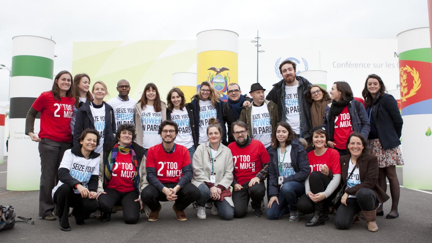 Equipe du WWF France lors de la COP21