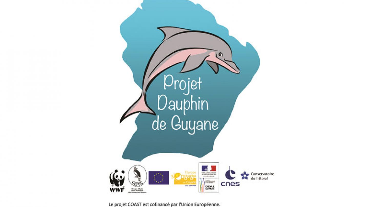 Logo projet COAST (Connaissance, Observation, Animation en faveur du SoTalie) quivise à améliorer les connaissances existantes sur le dauphin de Guyane et à informer et sensibiliser le grand public sur l'espèce (Guyane française)