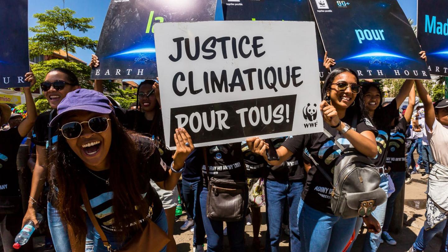 Célébrations d'Earth Hour 2019 à Antananarivo, Madagascar - Justice Climatique pour tous