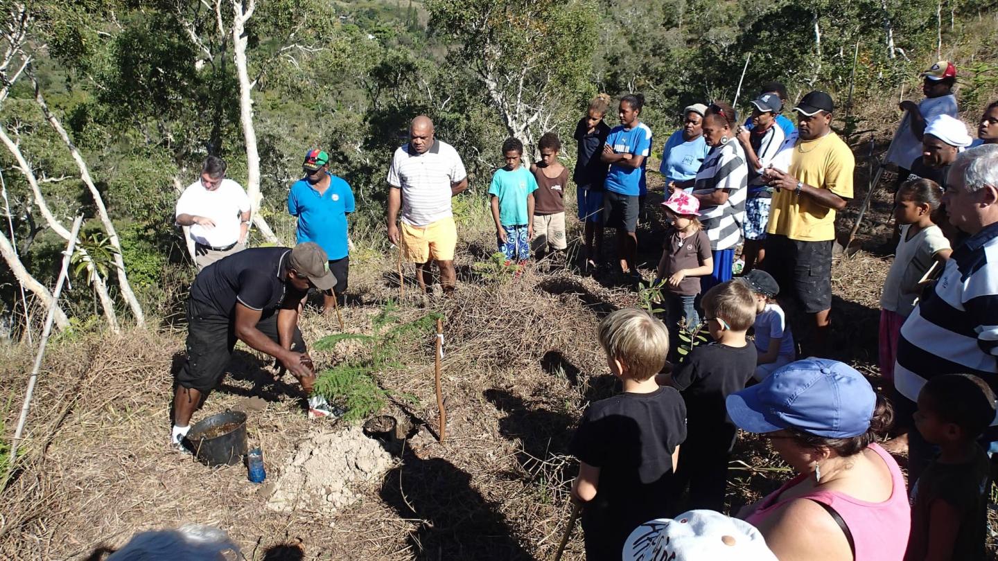 Photo Chantier Citoyen Nouvelle Calédonie Tribu Azareu