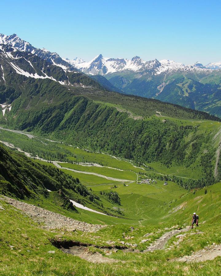 Paysage de St Gervais lors du Pandathlon 2016