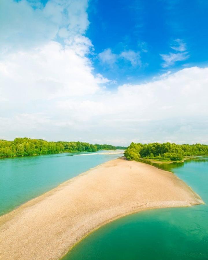 Sable de la rivière Drava